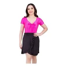 Short saia modelo Envelope com proteção UV 50 para Academia-Praia-lazer. Moda Evangélica