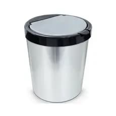 Lixeira 10 Litros Inox Multiuso C/ Tampa Click Cozinha Casa