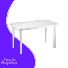 Mesa Desmontavel Plastico Retangular Quadrada Redonda Area Externa Resistente Jardim Varanda Grande