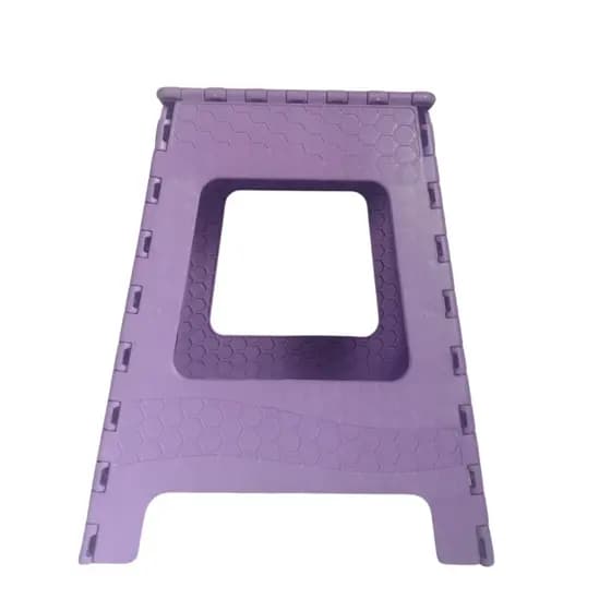 Banqueta Dobrável De Plástico Resistente Lazer Camping