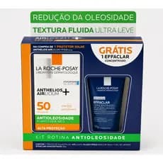 Kit La Roche-Posay Anthelios Airlicium FPS50 + Effaclar Gel Limpeza Pele Oleosa
