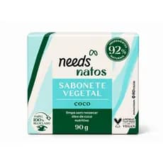 Sabonete Needs Natos Vegetal Coco 90g Vegano Hidratante
