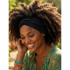Faixa de Cabelo Cruzada Premium Dupla Antideslizante – Conforto & Estilo