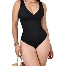 Body Maiô Feminino bojo verão Praia Piscina Afina Cintura Alta compressão