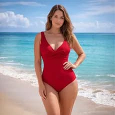Body Maiô Feminino Com Bojo Removível Afina Cintura Modelador