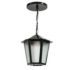 Luminária Lustre Arandela Colonial Sextavada de Teto Vidro Mini Boreal 11C