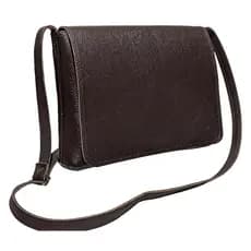 Bolsa Feminina Média Transversal Em Couro Legitimo Fechamento Tampa Alta Qualidade