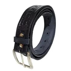 Cinto de couro genuíno de alta qualidade, masculino, fivela de metal, Social Casual