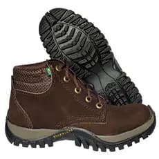 Coturno Tênis Bota Adventure Feminina Trilha Couro Legitimo
