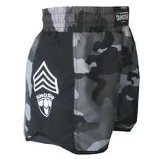 Shorts de luta MuayThai Sanda Kick Zhen Camuflado Cinza direto da fábrica