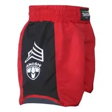 Shorts de luta MuayThai Sanda Kick Zhen Tanoshi Vermelho