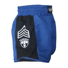 Shorts luta MuayThai Sanda Kick Zhen Tanoshi Azul