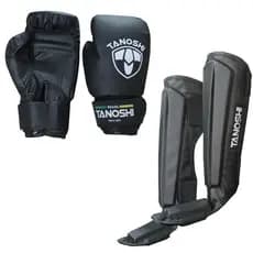 Kit Infantil Luva boxe e Caneleira