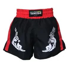 Shorts MuayThai TRNG TANOSHI Vermelho estampado