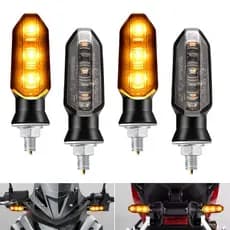 Kit 2 ou 4 Piscas Slim Moto Seta Universal Led SEQUENCIAL