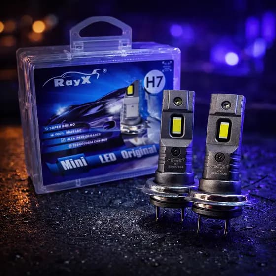 Lâmpada Automotiva Mini Led Original Ray X 6k 12000L 12/24v
