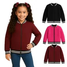 Jaqueta Bomber infantil meninas metalasse  02 ao 16 blogueirinha ziper