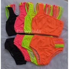 Biquíni infantil 02 ao 16 meninas forrado natação praia piscina verão Premium mini diva