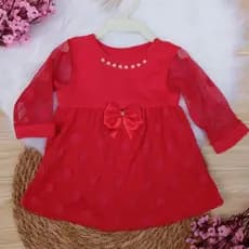 Vestido de bebe festa manga longa tule renda vestido bebe meninas perolas princesa mini diva