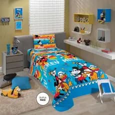 Edredom Infantil Mickey Lepper Dupla Face [LIQUIDAÇÃO]