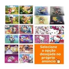 Kit 4 Jogo Americano Infantil Disney [LIQUIDAÇÃO]