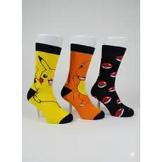 Kit Meias Divertidas Pokémon| Pikachu e Amigos | Unitária ou Conjunto
