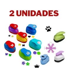 KIT 2 Furador De EVA E Papel 16mm - flor Estrela Laço borboleta quadrado circulo desenhos variados