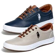 kit 2 pares de tenis masculino da polo open barato original varias cores em couro sintetico envio imediato