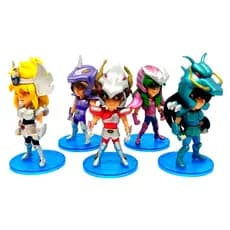 Figuras de Ação Cavaleiros do Zodiaco em PVC de Alta Qualidade para colecionadores 10cm