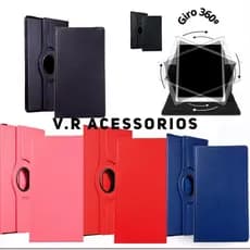 Capa Para Tablet Multilaser M10 de 10 Polegadas, Pasta Universal Tablet 10 Polegadas Couro giratoria Todas Marcas