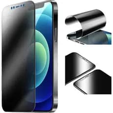 Película Cerâmica Fosca Privacidade Flexível Para iPhone X Xs XR 11 12 13 14 15 16 17 Pro Max