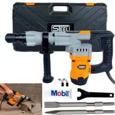 Martelete Demolidor Rompedor10kg 16J  Sextavado 17mm ST9424 1900W + Ponteiras ENVIO IMEDIATO