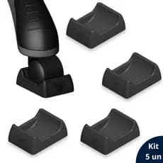 Kit 5 Trava Rodinhas Cadeira Gamer para Jogos Simulador Escritório