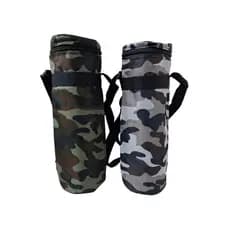 Bolsa Térmica  militar camuflar Para Garrafa De Água Com Cordão Para Viagem(1.5L e 2L)