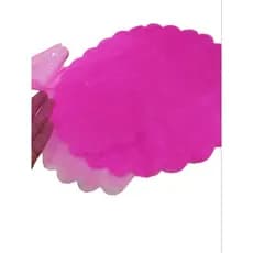 Kit 50 UND Forro 35 CM Transparente de Organza  Decorativo para Festas Casamento Festa 15 Anos Aniversários