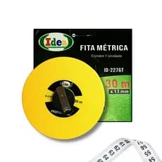Trena Fita De Fibra Em Estojo De Pvc 30 Metros