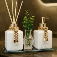 Kit Lavabo Pet Kit Completo 300 ML Luxo Com Bandeja Promoção Decorativo Escritorio Casa Nova