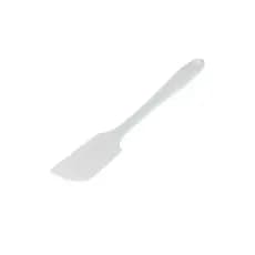 Espatula Silicone Reta Confeiteiro Cozinha Branca Resistente