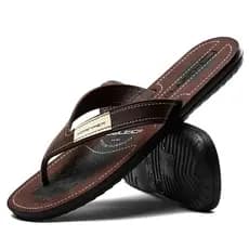 Chinelo Masculino Couro Confortavel Elegante Frete Gratis Antiderrapante Slide Leve Ortopédica