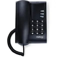 Telefone Fixo Com Fio Intelbras Pleno – de Mesa ou Parede - Trabalho Casa Escritorio Brasil