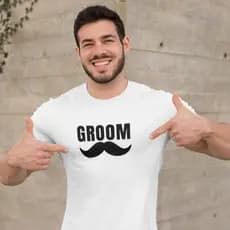 Camiseta Despedida de Solteiro Noivo Blusa Personalizada Team Groom