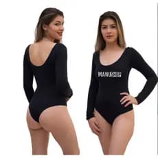 Body Maiô Personalizado Despedida de Solteira Manga longa