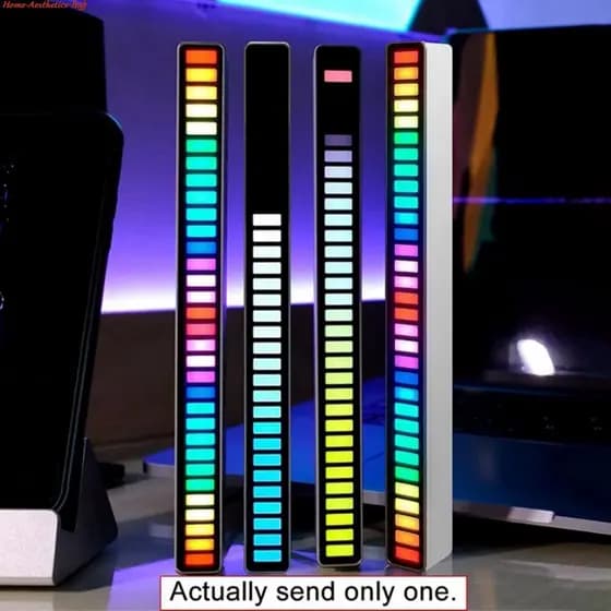 RGB Luz De Ritmo De Captação Ativada Por Voz De 32 Bits NÃO RECARREGÁVEL 2023 PREÇO UNITÁRIO