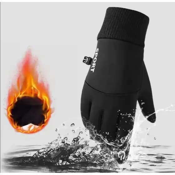 Luva Térmica para Moto Frio Inverno Antiderrapante Proteção Motos