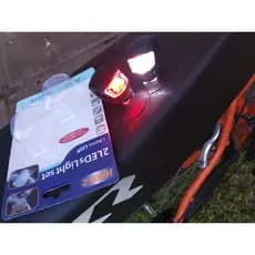 Luz bicicleta farol led branco lanterna de sinalização bike