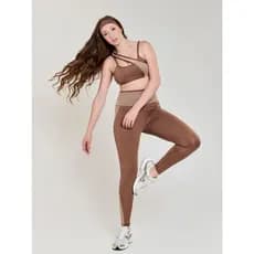 Conjunto Fitness Detalhe Em Tule (calça+top) Academia Fitness 11173/11174