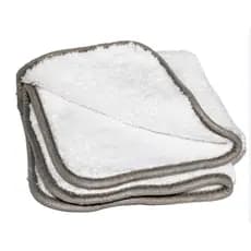 TOALHA FLANELA MICROFIBRA 1000g/m² BRANCA - AUTOAMERICA