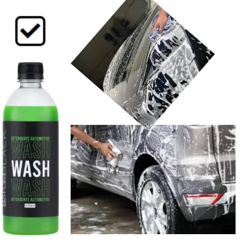 Shampoo Automotivo-Limpa da brilho e Proteção-Lava