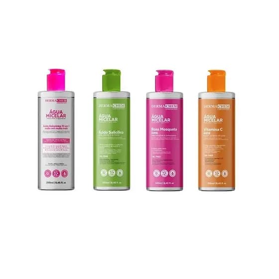 Água Micelar 5 em 1 – Limpa, Tonifica, Demaquila, Hidrata e Suaviza Mosqueta Salicílico Hilaurônico