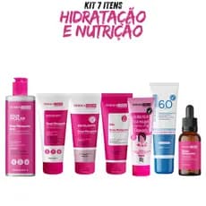 Kits SkinCare Facial Hidratação e Nutrição Limpeza de Pele Rosa Mosqueta Pele Antirressecamento Dermachem